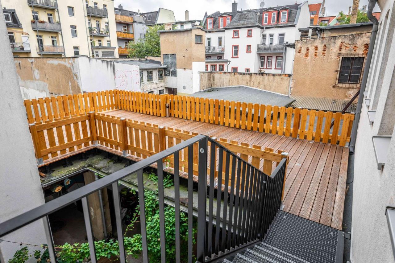 Grosser Terrassentraum In Klein Venedig Leipzig Exteriör bild